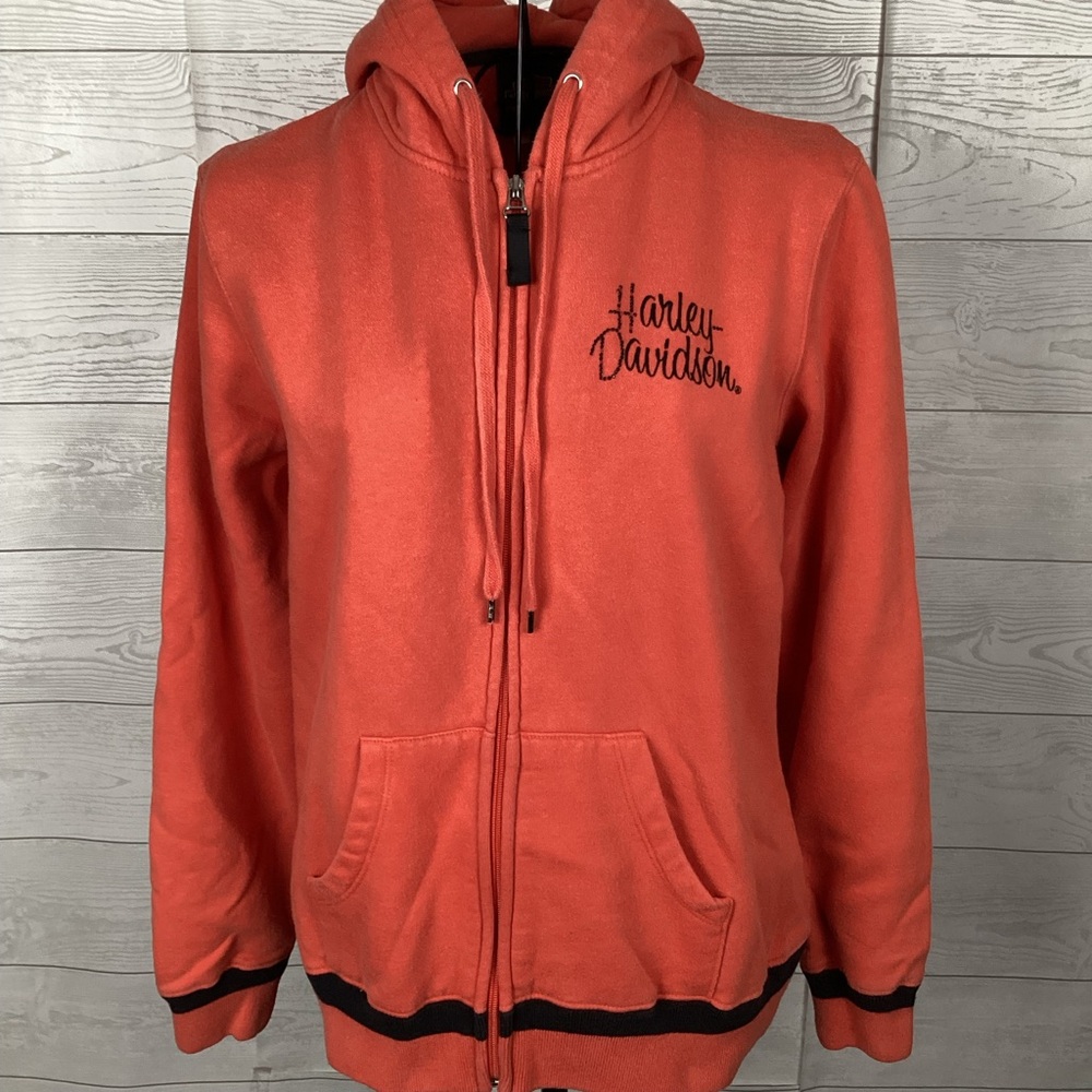 Harley-Davidson Coral Zip-Up Hoodie